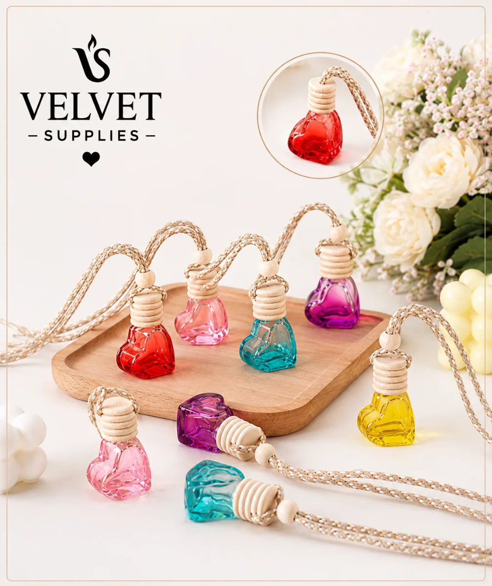 Hanging Diffuser Bottle (heart Shape) 5ml 