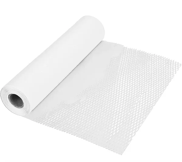 Honeycomb Paper Rolls For Bouquet Wrapping - WHITE