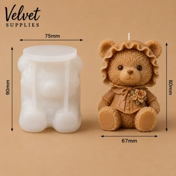 Little lady Bonnet Bear mould