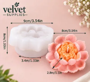 Lotus Bloom Charm Candle Mould