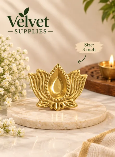 Lotus Diya 3 Inch (Set of 10 Pcs)
