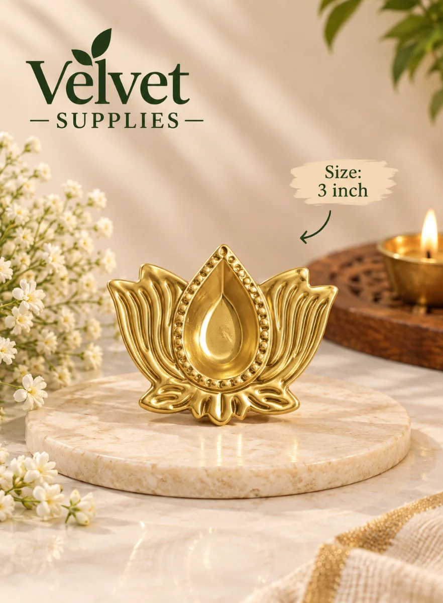 Lotus Diya 3 Inch (Set of 10 Pcs)
