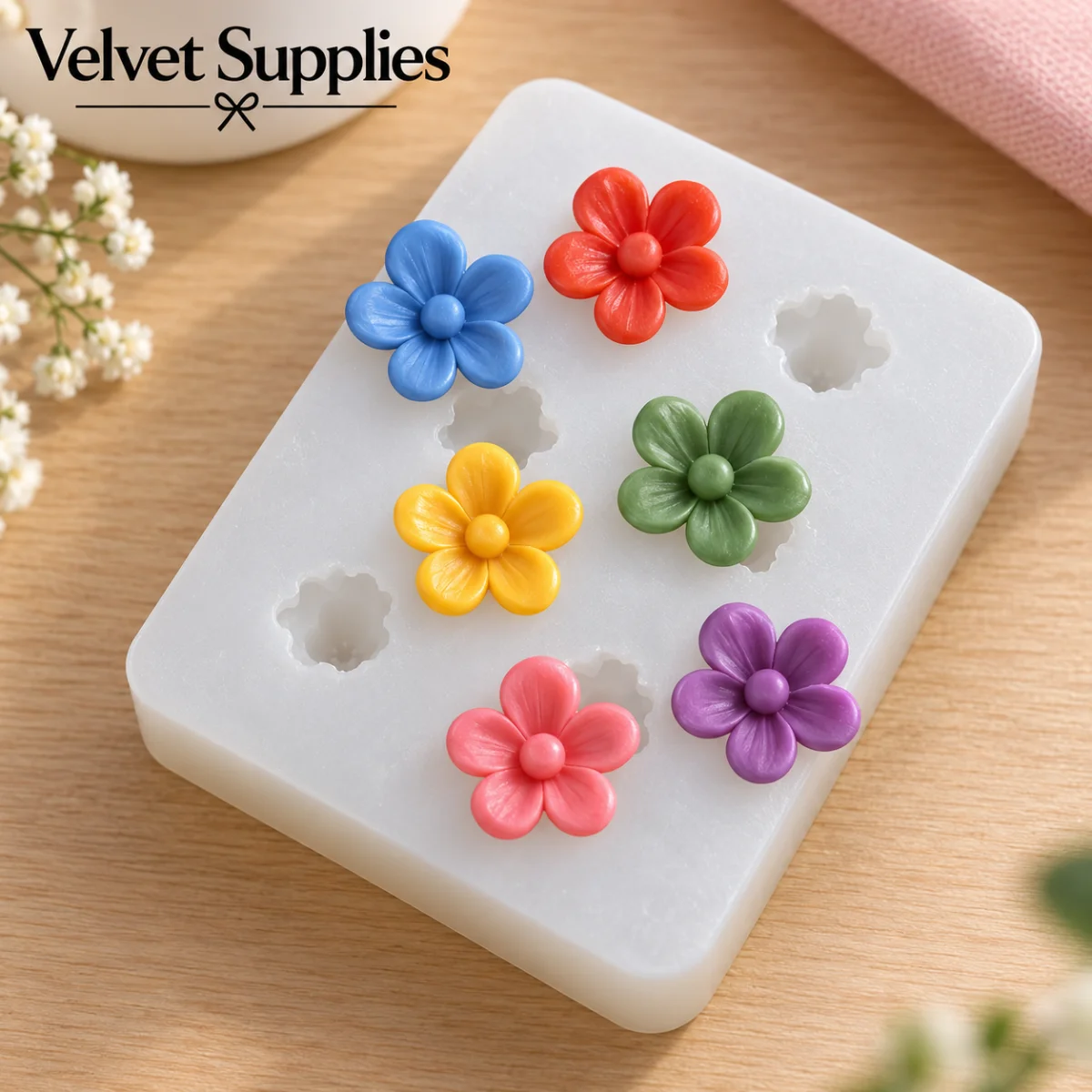 Mini Floral Silicone Mold