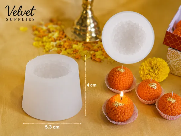 Motichoor Ladoo Candle Mould