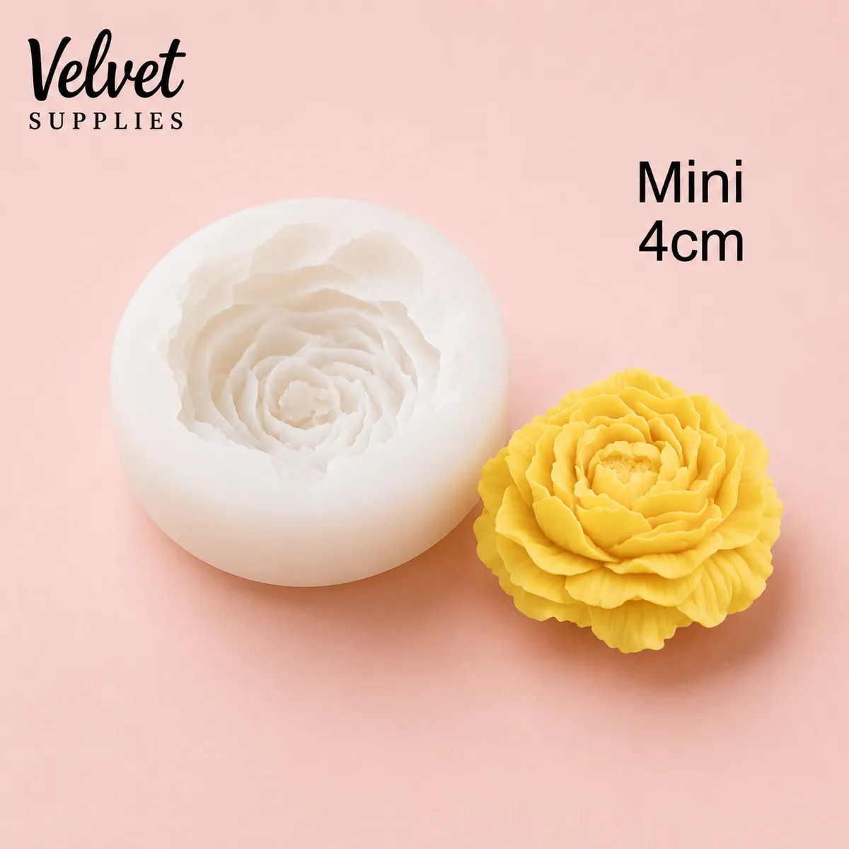 Peony Flower Silicone Mould