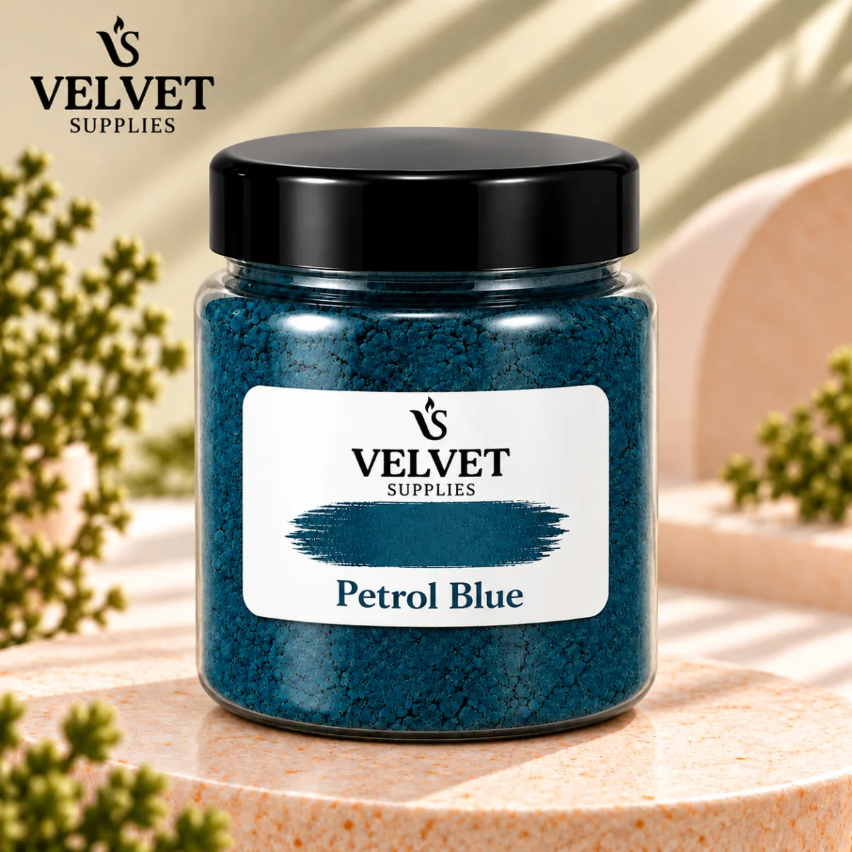 Petrol Blue Powder Colour