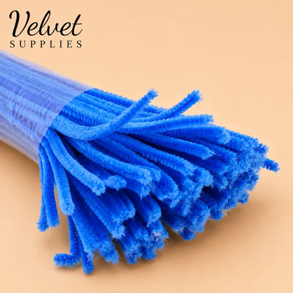 Pipe Cleaner Regular Colour (100Pcs/Pack) - Blue