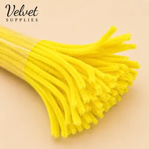 Pipe Cleaner Regular Colour (100Pcs/Pack) - Chorme yellow