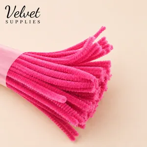 Pipe Cleaner Regular Colour (100Pcs/Pack) - Dark Pink