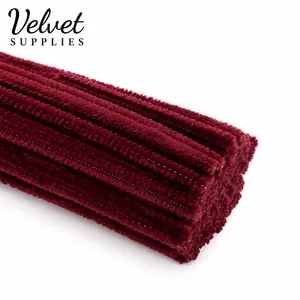 Pipe Cleaner Regular Colour (100Pcs/Pack) - Maroon