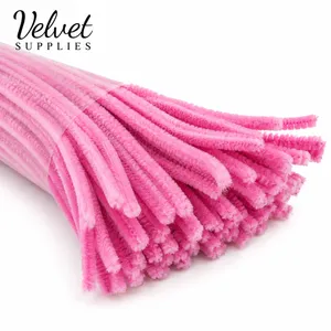Pipe Cleaner Regular Colour (100Pcs/Pack) - Medium Pink