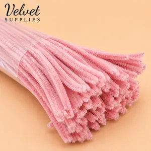 Pipe Cleaner Regular Colour (100Pcs/Pack) - Pastel Pink