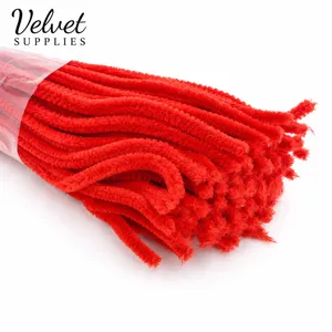 Pipe Cleaner Regular Colour (100Pcs/Pack) - Red