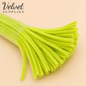 Pipe Cleaner Regular Colour (100Pcs/Pack) - Yellow neon