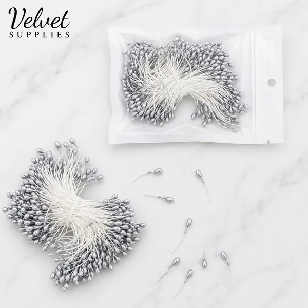 Polons For Flower Element Metallic Silver