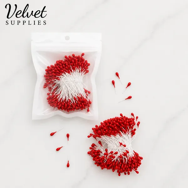 Polons For Flower Element Pearl Red