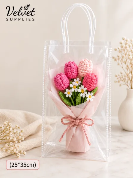 PVC Bouquet Bag (25*35cm)