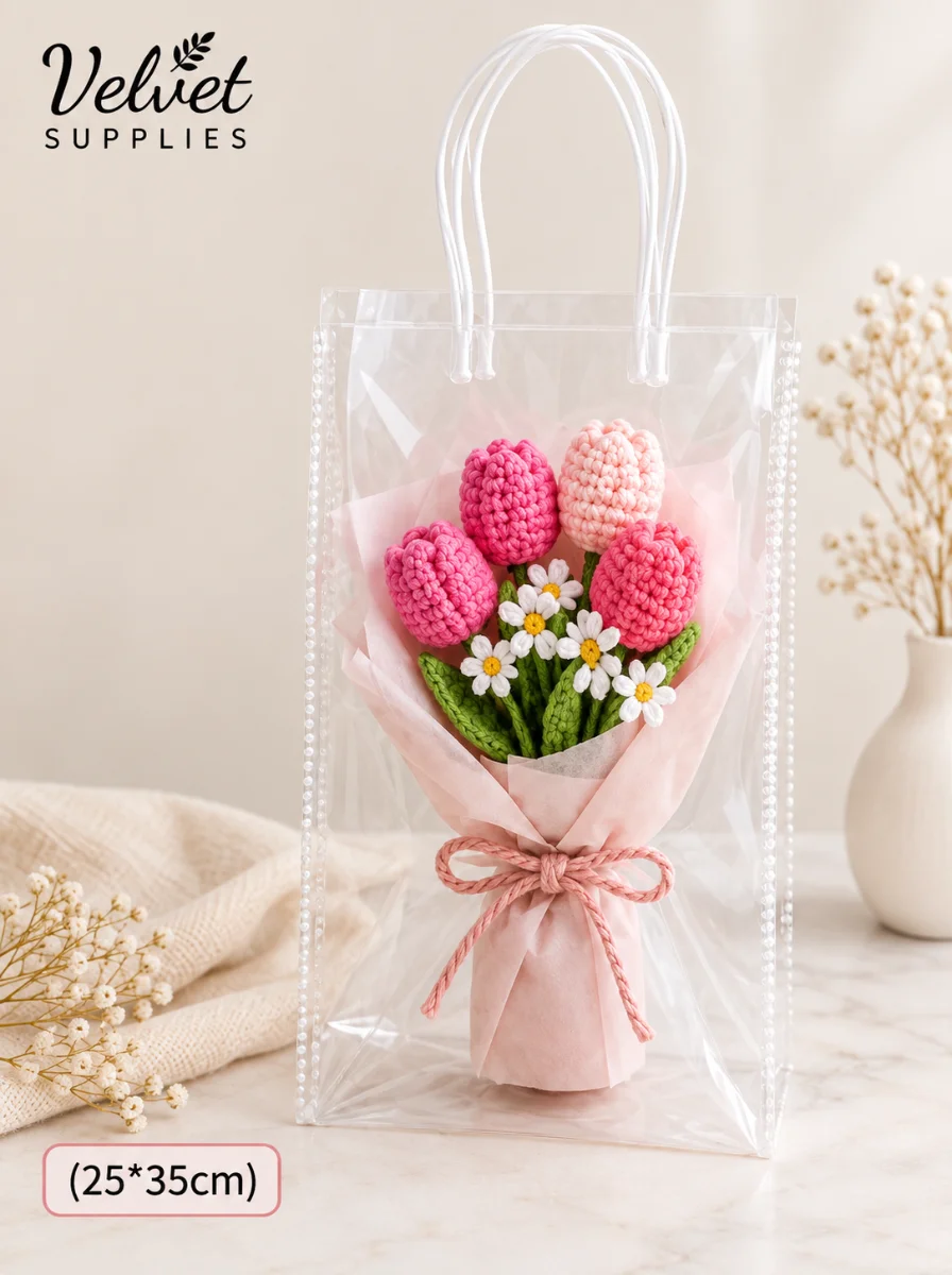 PVC Bouquet Bag (25*35cm)