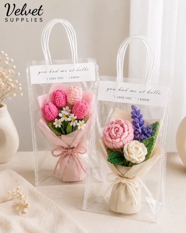 PVCBouquetBag (15*40cm)