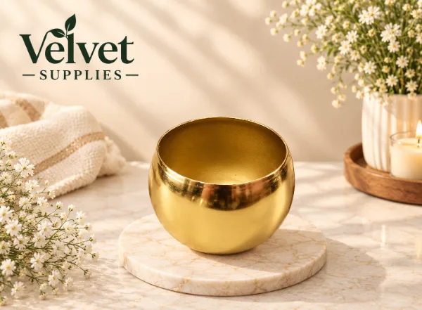 Round metal Jar 3"