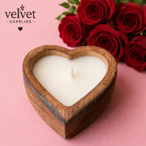 Rustic heart - 4inch  - 1 PC