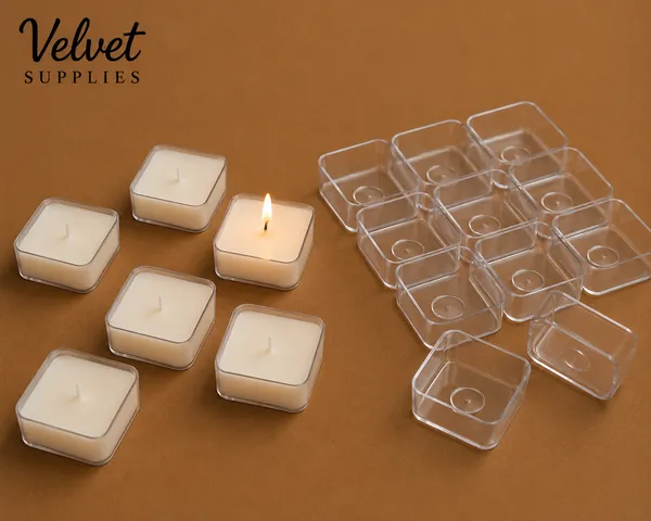 Square T lights