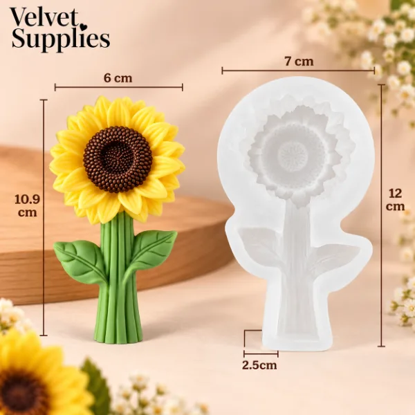 Stem Sunflower Silicone Mould