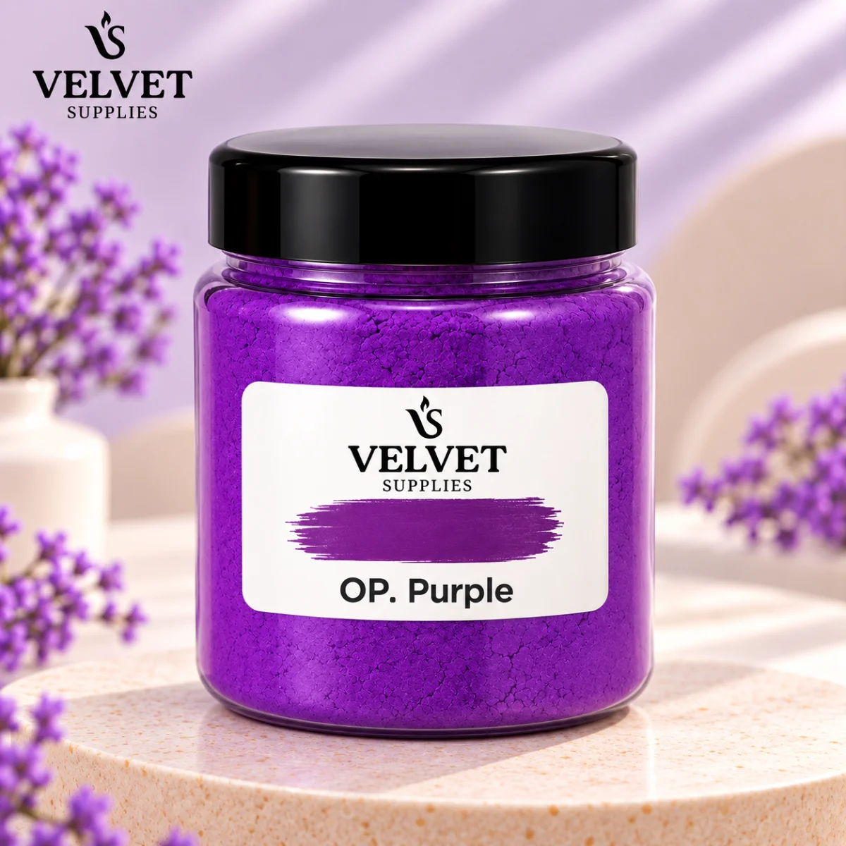 True Purple Powder Colour