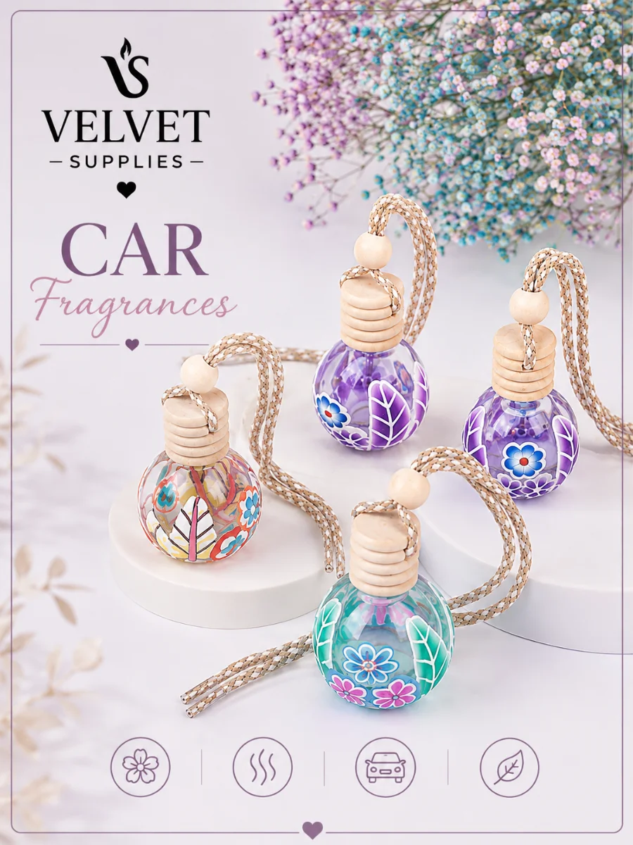 Vintage flower style Car fragrences - 10