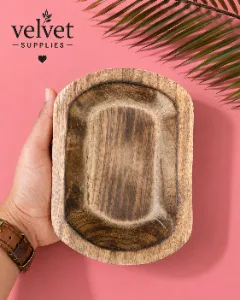 Wooden Boat- 9*3 - 1 PC