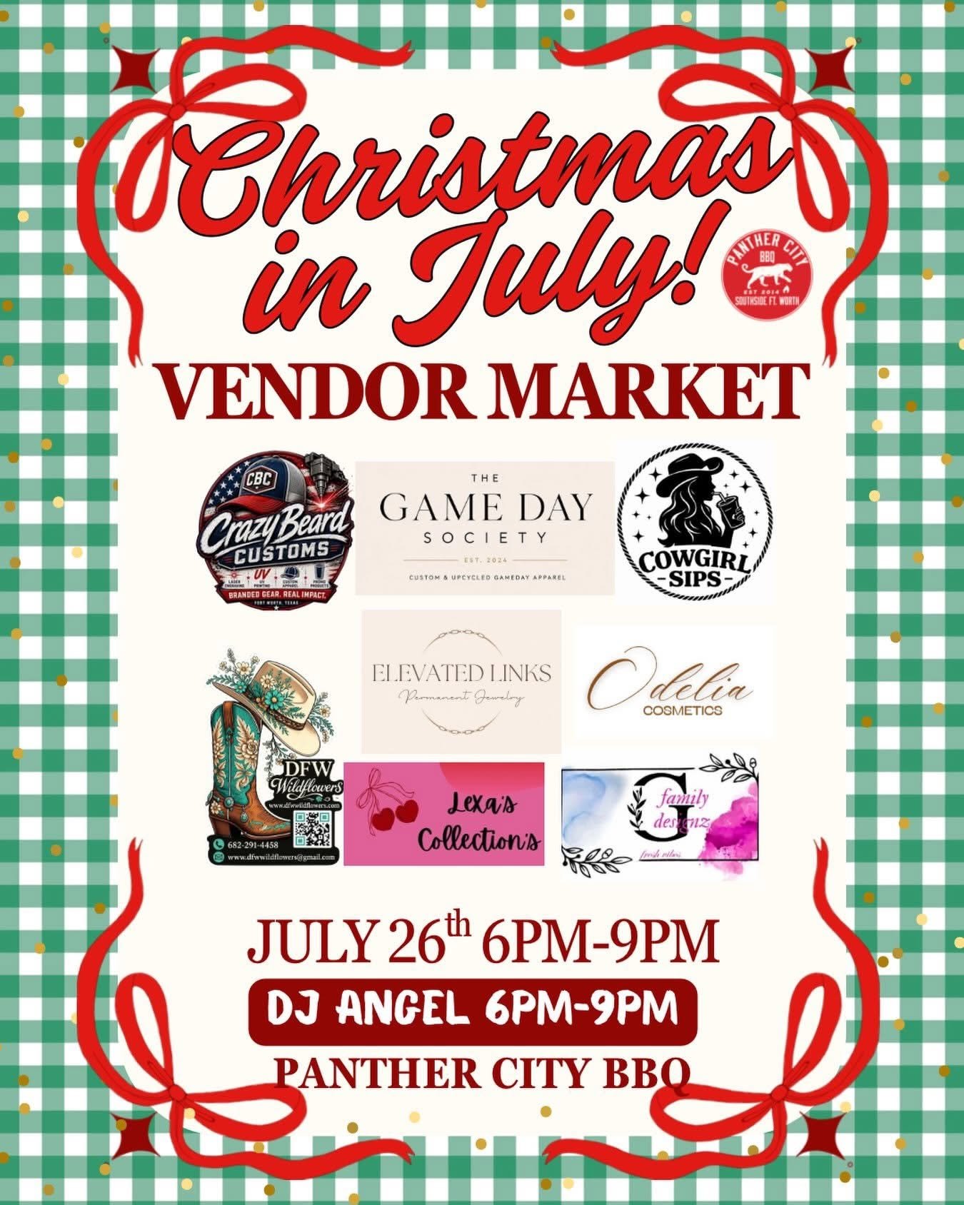 Christmas in July Vendor Market