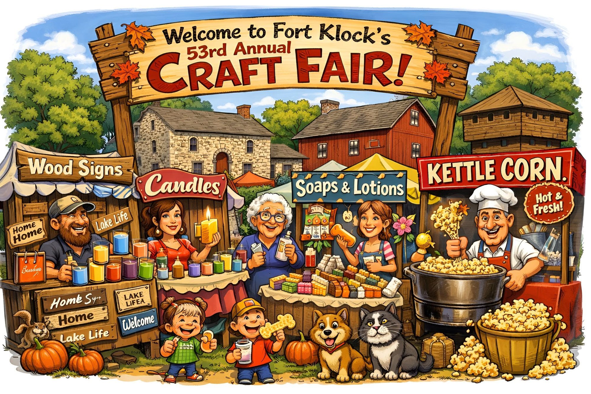 Fort Klock's 53rd Annual Craft Fair