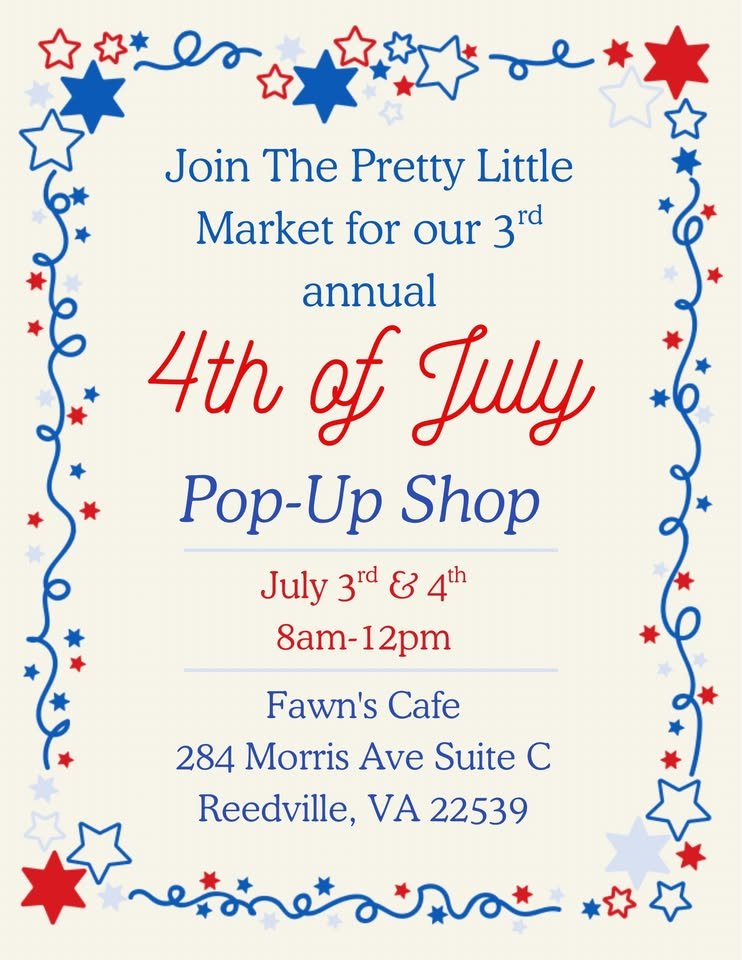 3rd Annual 4th of July Pop-Up Shop