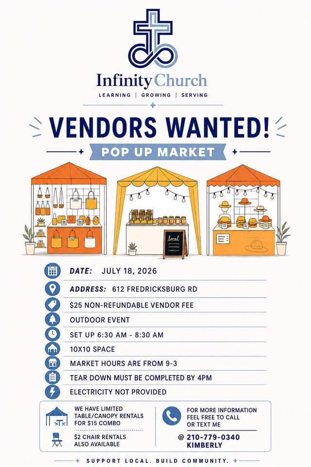 Pop Up Market by Infinity Church