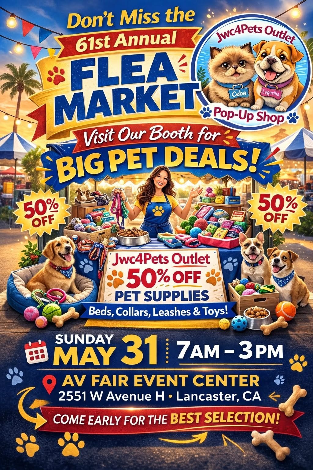AV Fleamarket Hosted by the Lancaster Chambers of Commerce