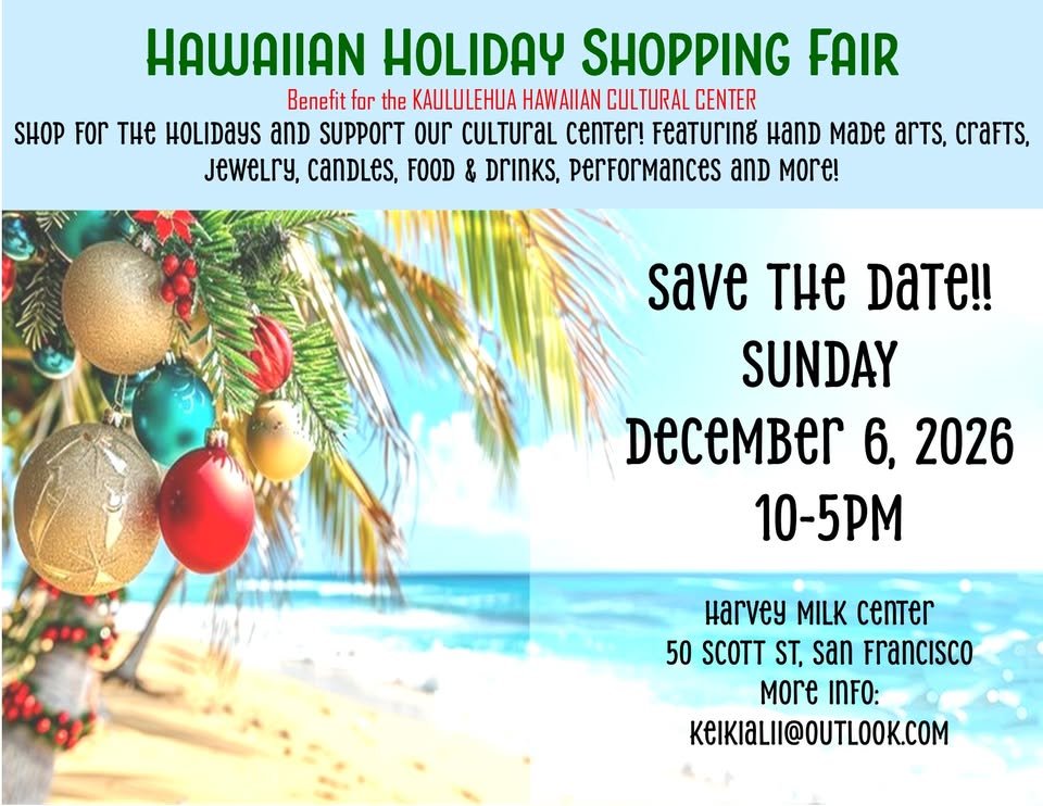 Hawaiian Holiday Art Craft Fair in San Francisco
