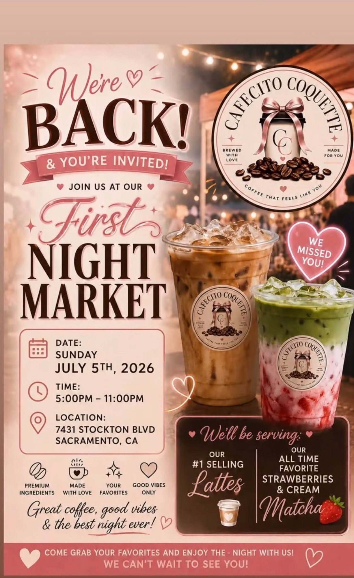 Cafecito Coquette Night Market
