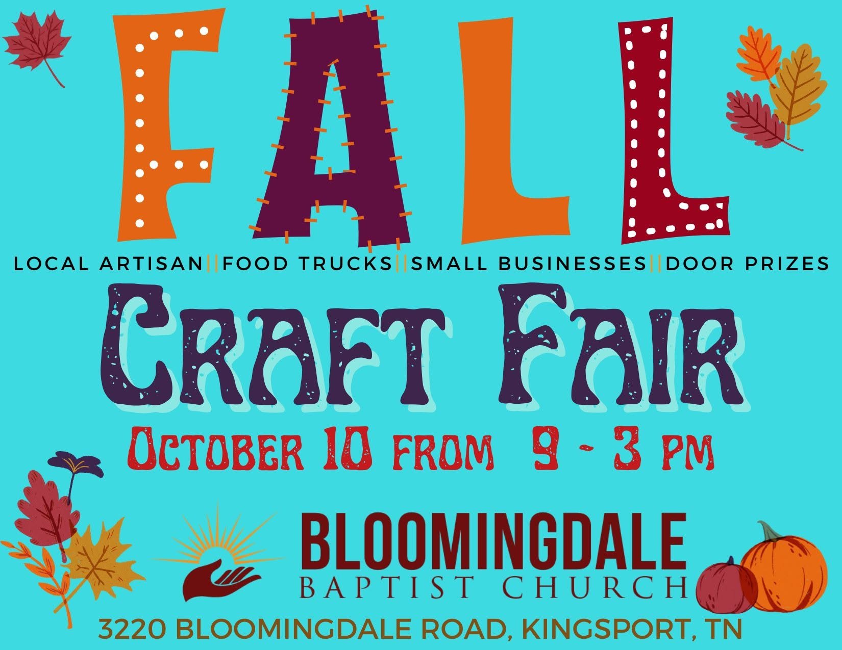 4th Annual Bloomingdale Baptist Fall Craft Fair