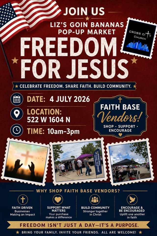 Freedom For Jesus Pop-Up Market