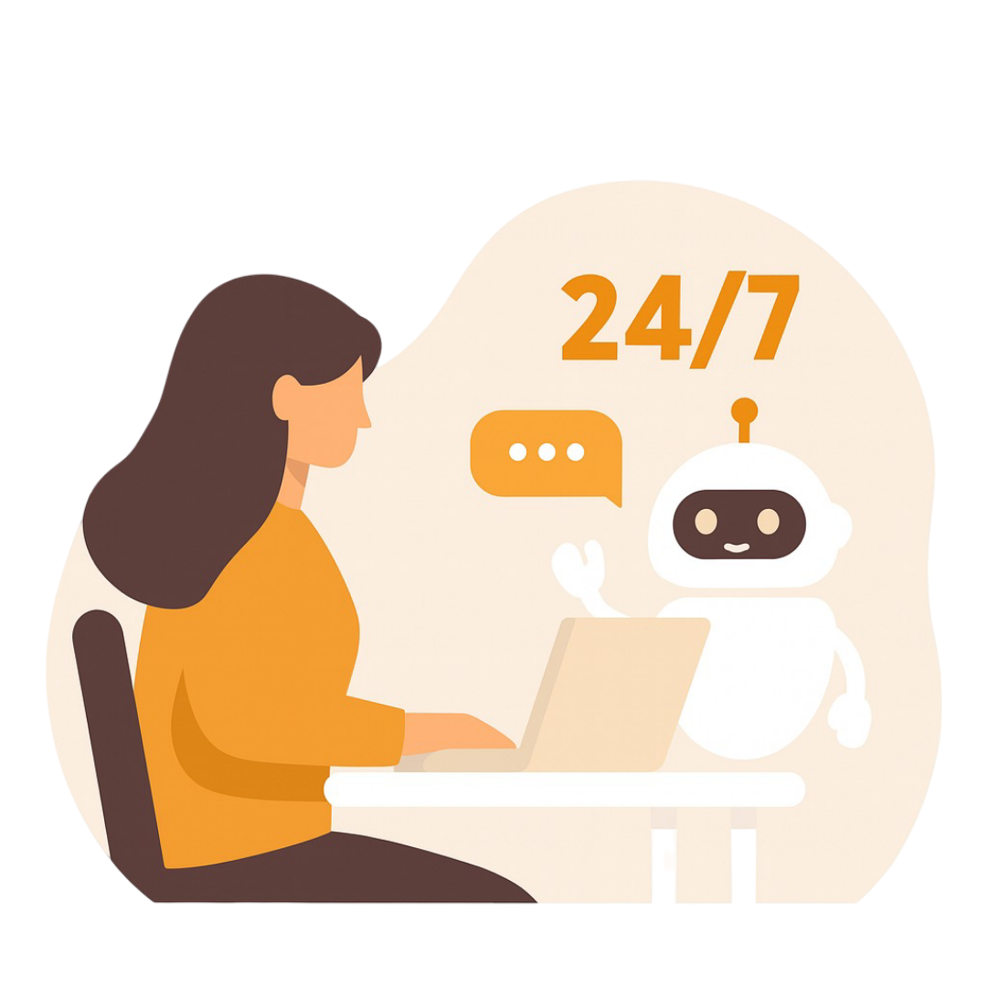 رد تلقائي على العملاء 24/7