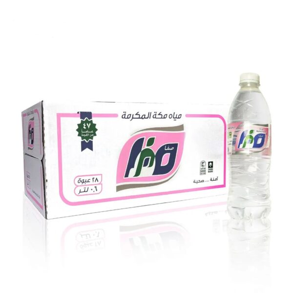 مياه صفا مكة 600 مل – 28 حبة