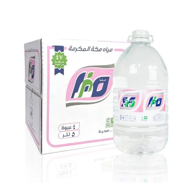 مياه صفا مكة 5 لتر – 4 حبات