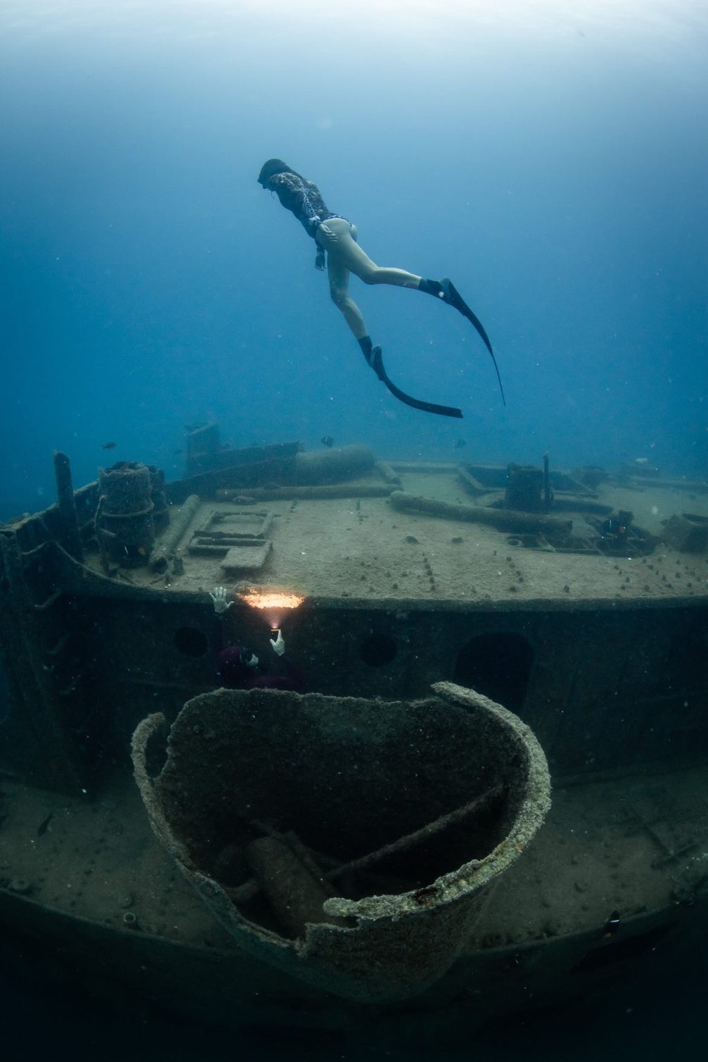 easy accessible wreck dive perfect for freediving 
