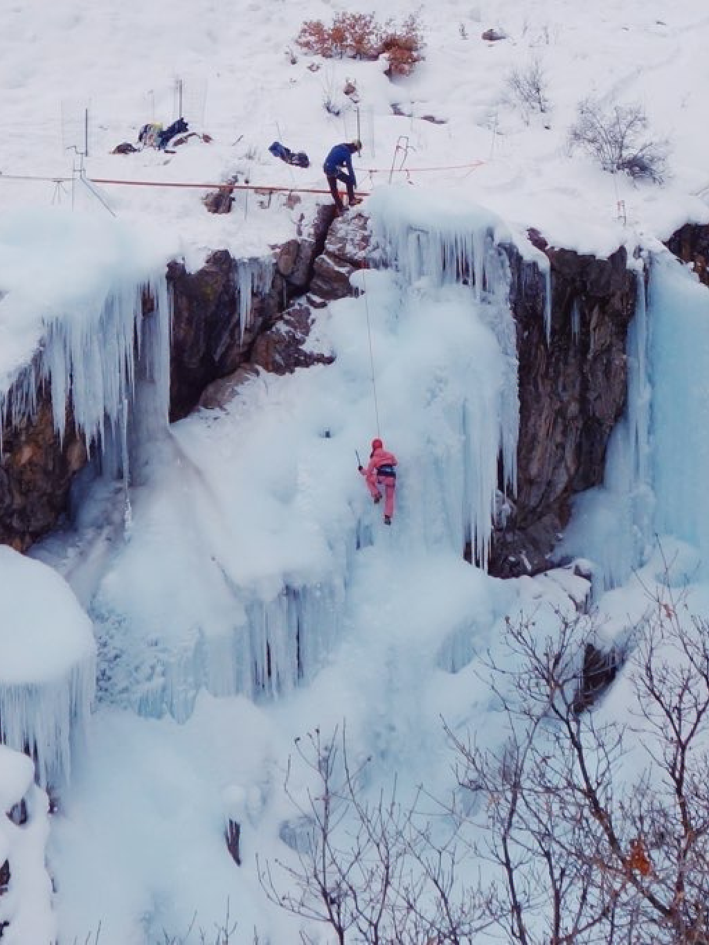 Ice Cimbing at Ouray Ice Park