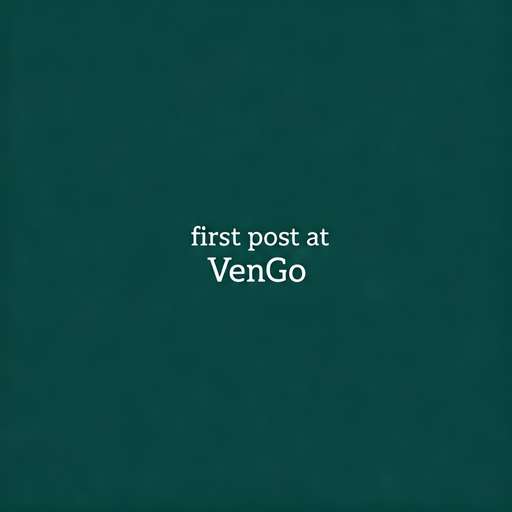 first post at VenGo