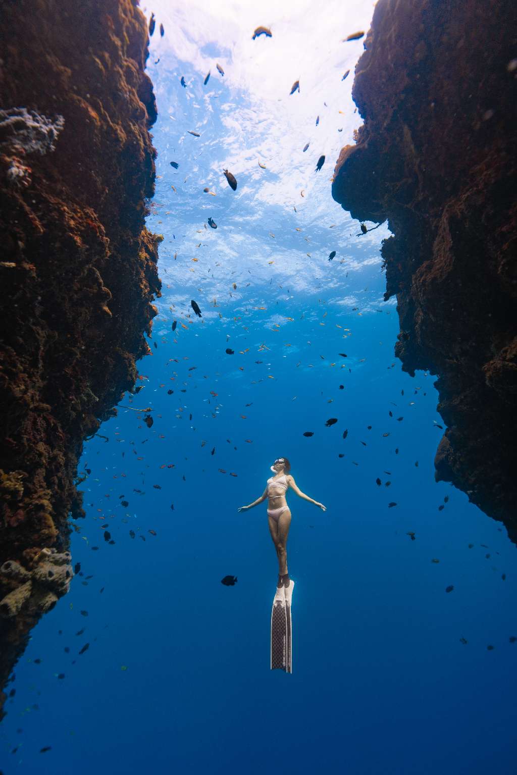 Fundive with my students Jade and Will