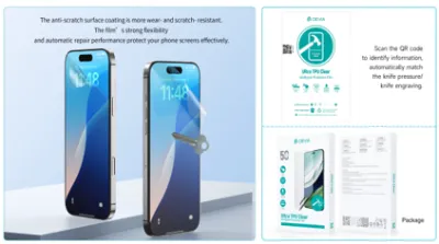 Ultra Intelligent TPU Clear Protective Front Film (50PCS)