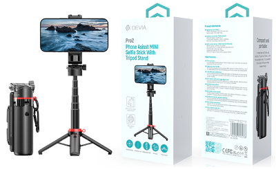 Pro2 Phone Asisst MINI Selfie Stick With Tripod Stand