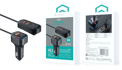 Pro1 3A+2C 45W Full Compatible Fast Car Charger