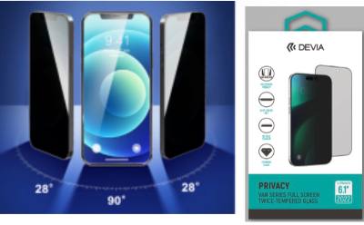 Van Series Full Screen Privacy Twice-Tempered Glass